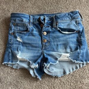American eagle super stretch size 2 denim shorts